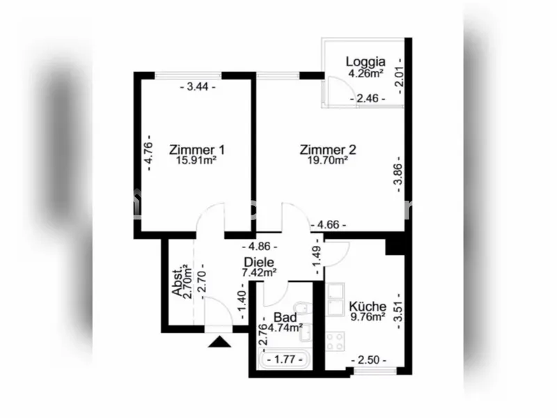 Tauschwohnung: Berlin, Mitte: Charmante 2-Zimmer-Wohnung — photo 1